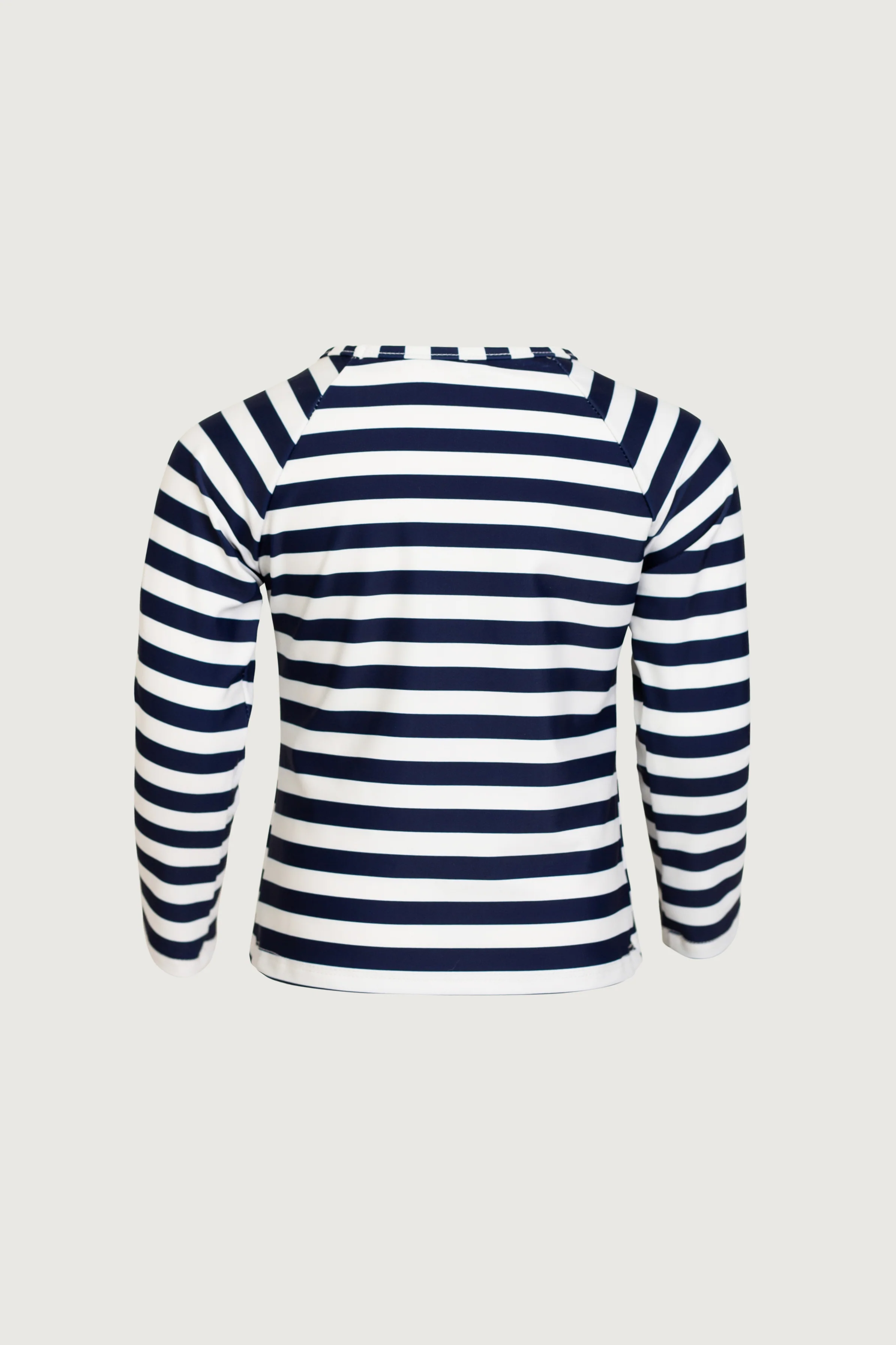 unisex rashguard (navy cream stripe) - Image 3