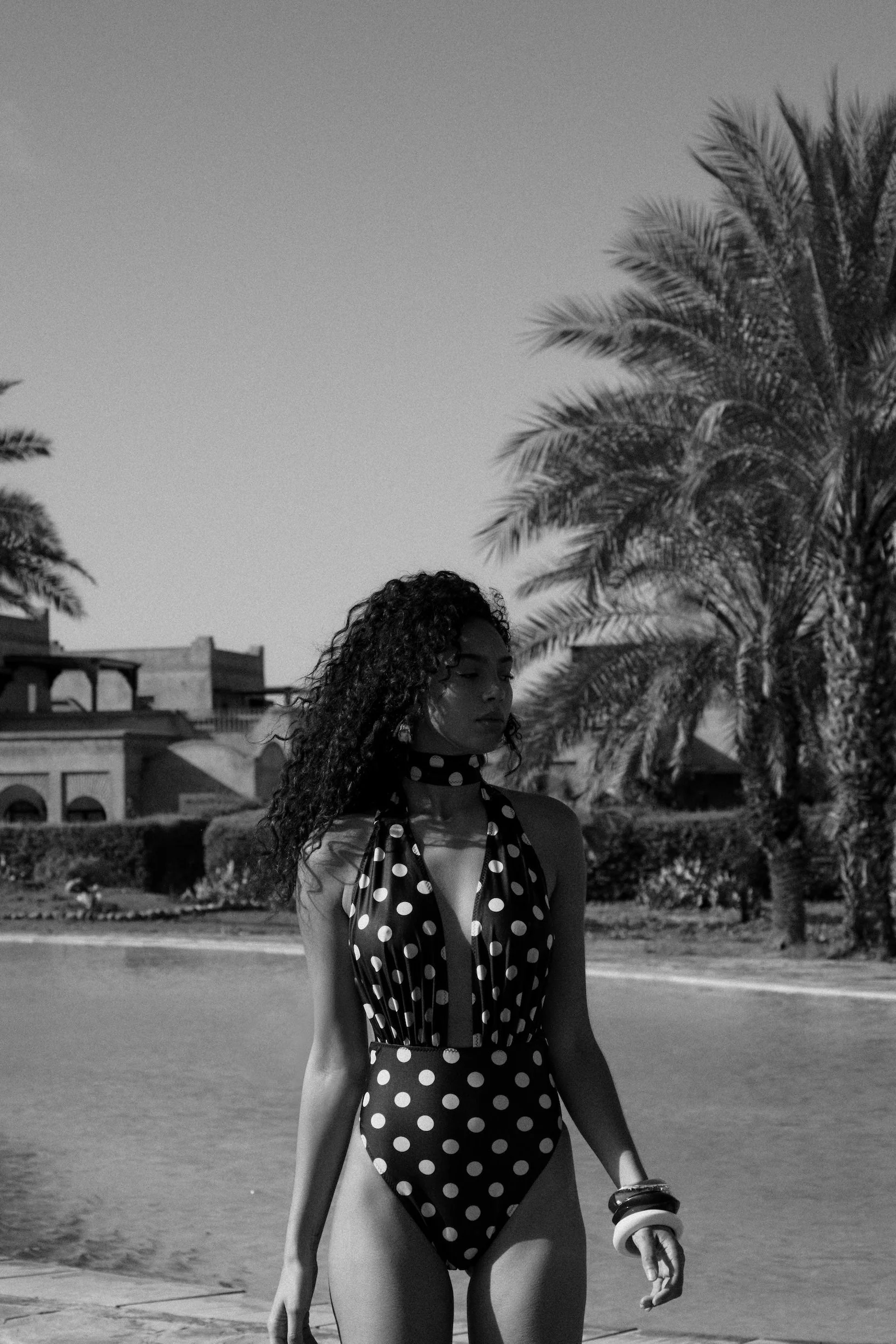 V One Piece (Black Taupe Polka Dot) - Image 3