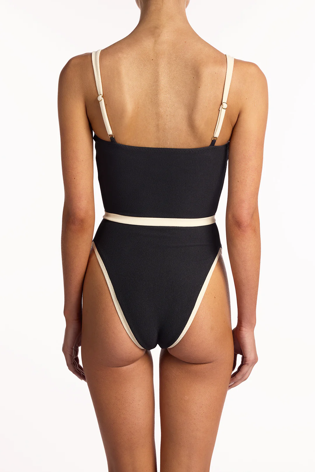Western One Piece (Faux Suede Black/Cream) - Image 9
